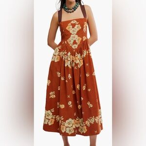 Free People Until Dawn Floral midi